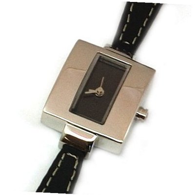 GIORDANO 2057-1 Ladies Black Leather Strap