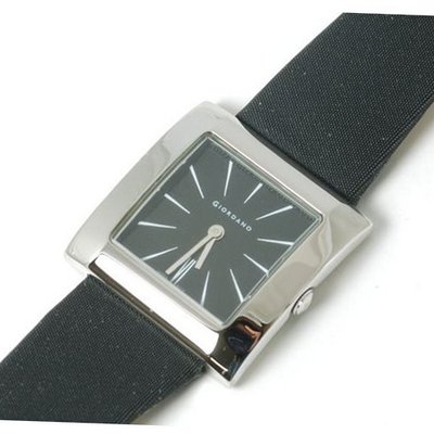 Giordano Ladies Analogue Black Dial Black Nylon Fabric Dress 2019-1