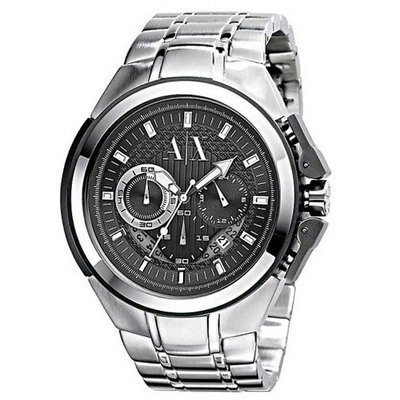 Armani AX Exchange Miami Chronograph Black Dial Stainless Steel AX1039