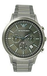Armani Classic Chronograph Stainless Steel - Gunmetal #AR2454