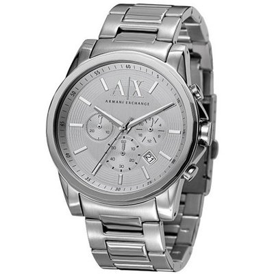 Armani Exchange Chronograph Silver Dial #AX2058