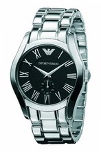 Armani Quartz Black Roman Numeral Dial - AR0680