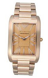 Armani Slim Rose Gold-Tone Dial #AR2062