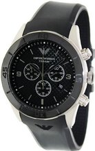 Armani Sportivo Chronograph Rubber - Black #AR9500