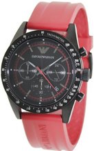 Armani Sportivo Chronograph Rubber - Red #AR6114