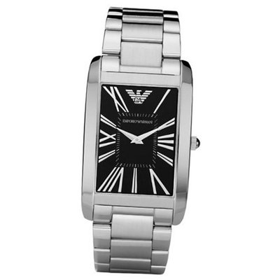 Armani Super Slim Black Dial #AR2053
