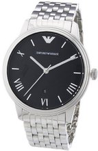 Emporio Armani AR1614 Retro Silver Black