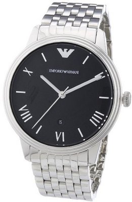 Emporio Armani AR1614 Retro Silver Black
