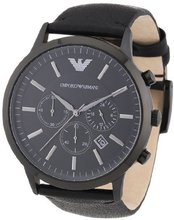 Emporio Armani AR2461 Sportivo Black Leather