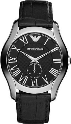 Emporio Armani Black Croco Leather AR1703
