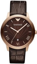 Emporio Armani Brown Croco Leather AR1613