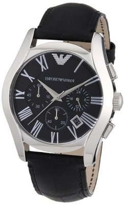 uGIORGIO ARMANI Emporio Armani AR1633 Classic Black Chronograph 