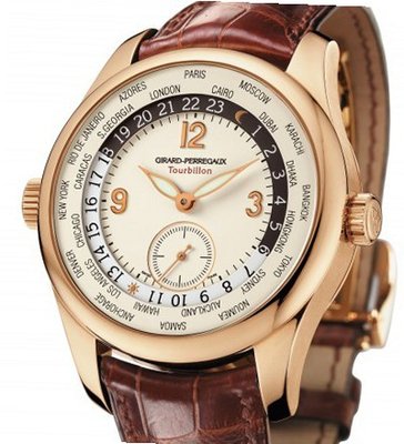 Girard Perregaux Haute Horlogerie ww.tc Tourbillon with Three Gold Bridges