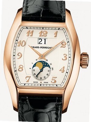 Girard Perregaux Richeville Richeville Tonneau Large Date Moon Phase