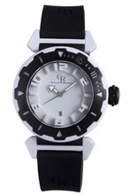 Giulio Romano GR-5000-24-001.7 Ferrara Black IP Rotating Bezel White Dial
