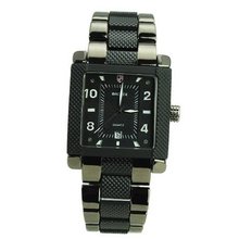 BADACE2050 Casual Style Square Dial Date display Quartz -Black