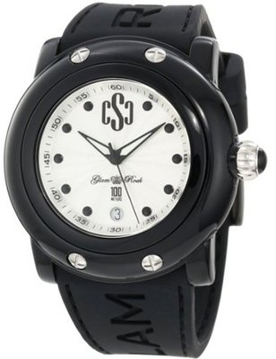 Glam Rock GD1001 Miami Beach Silver Textured Dial