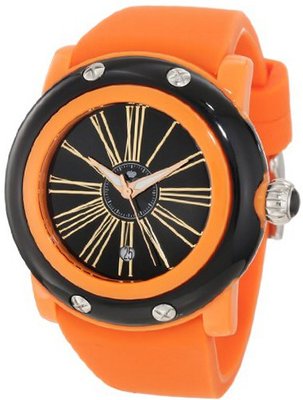 Glam Rock GD1012 Miami Beach Black Dial Orange Silicone