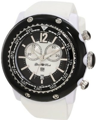 Glam Rock GD1106 Miami Beach Chronograph White/Black Silicone