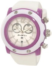Glam Rock GD1110-DC Miami Beach Chronograph White Dial White Silicone