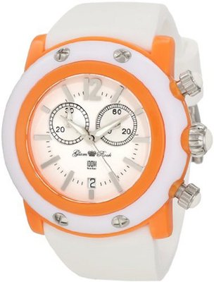 Glam Rock GD1111WW Miami Beach Chronograph White Dial White Silicone