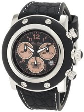 Glam Rock GK1127 Miami Chronograph Black Dial Black Silicone