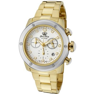 Glam Rock GLAMROCK-GR50132SV Aqua Rock Chronograph White Dial Gold Ion-Plated Stainless Steel