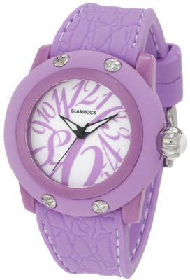 Glam Rock GR24003 Miss Miami Beach White Dial Lilac Silicone