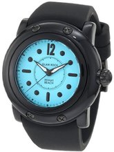 Glam Rock GR25043 Miami Beach Light Blue Dial Black Silicone