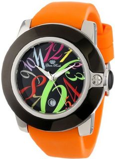 Glam Rock GR32037-DEBZ Sobe-Mood Black Dial Orange Silicone