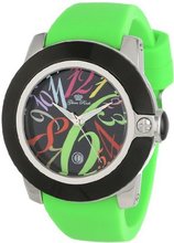 Glam Rock GR32038-DEBZ Sobe-Mood Black Dial Green Silicone