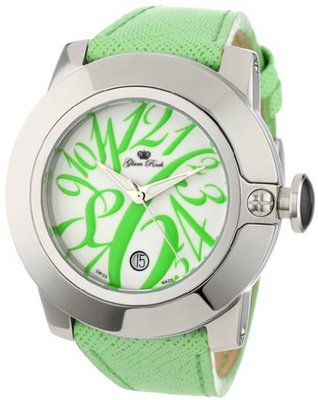 Glam Rock GR32079-DEBZ Sobe-Mood White Dial Lime Green Leather
