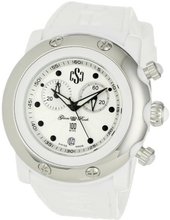 Glam Rock GR62117 Miami Beach Silver Dial White Silicone