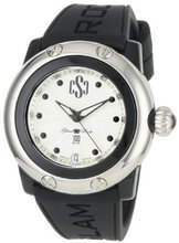 Glam Rock GR64002 Miami Beach Silver Dial Black Silicone