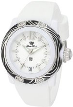 Glam Rock GRD40088-NBR Miss Miami Beach White Dial White Silicone