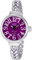 Glam Rock MBD27136 Miami Beach Art Deco Purple Dial Stainless Steel
