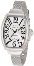 Glam Rock MBD27142 Miami Beach Art Deco Silver Dial Stainless Steel