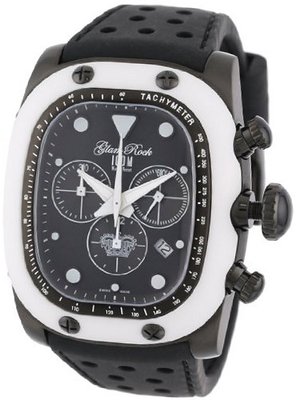 Glam Rock Unisex GR70108 Gulfstream Collection Chronograph Black Silicon