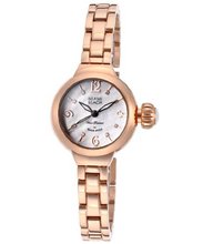 Miami Beach Art Deco White MOP Dial Rose Gold Tone IP Stainless Steel