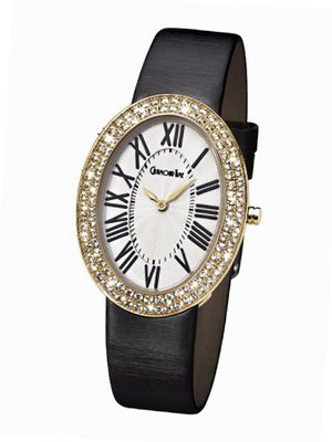Glamour Time GT900G5-1 Ladys Wrist Black Leather Strap