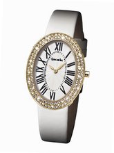 Glamour Time GT900G5-1wh Ladys Wrist White Leather Strap