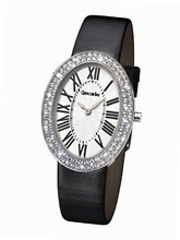 Glamour Time GT900ST5-1 Ladys Wrist Black Leather Strap