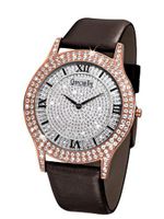 Glamour Time Ladies GT300R7-1br with Silver Dial and Brown Leather Strap