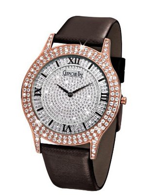Glamour Time Ladies GT300R7-1br with Silver Dial and Brown Leather Strap