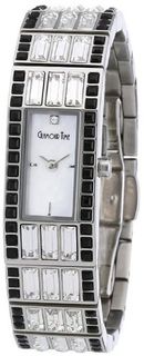 Glamour Time Ladies GT600ST3-2STbk-w with Mother Of Pearl Dial and Silver Stainless Steel Bracelet