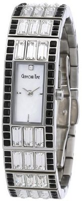 Glamour Time Ladies GT600ST3-2STbk-w with Mother Of Pearl Dial and Silver Stainless Steel Bracelet