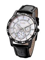 Glamour Time Ladies GT700B3-1 with Mother Of Pearl Dial and Black Leather Strap