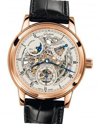 Glashütte Original Senator Edition Senator Mondphase Skelettierte Edition