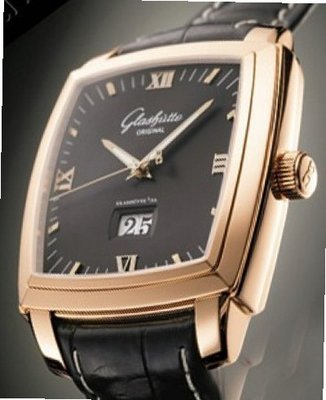 Glashütte Original Senator Karree Edition Senator Karree PanoramaDate Manuel Winding