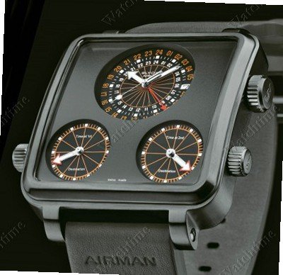 Glycine Airman Airman 7 Plaza Mayor Titanium